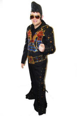 Black Elvis Jumpsuit
